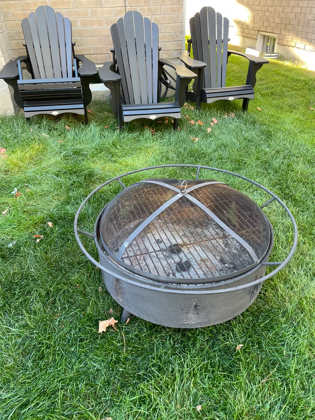 Large Fire Pit with Engraved Design image indicator(4)