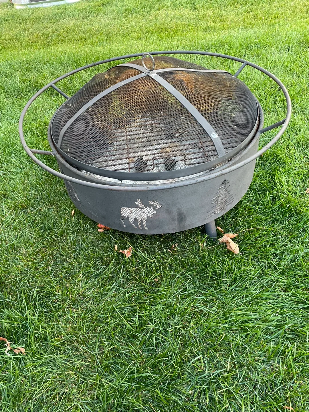 Large Fire Pit with Engraved Design image indicator(5)