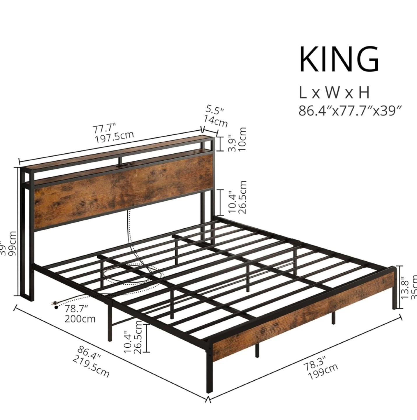 Bed frame + mattress - photo 2