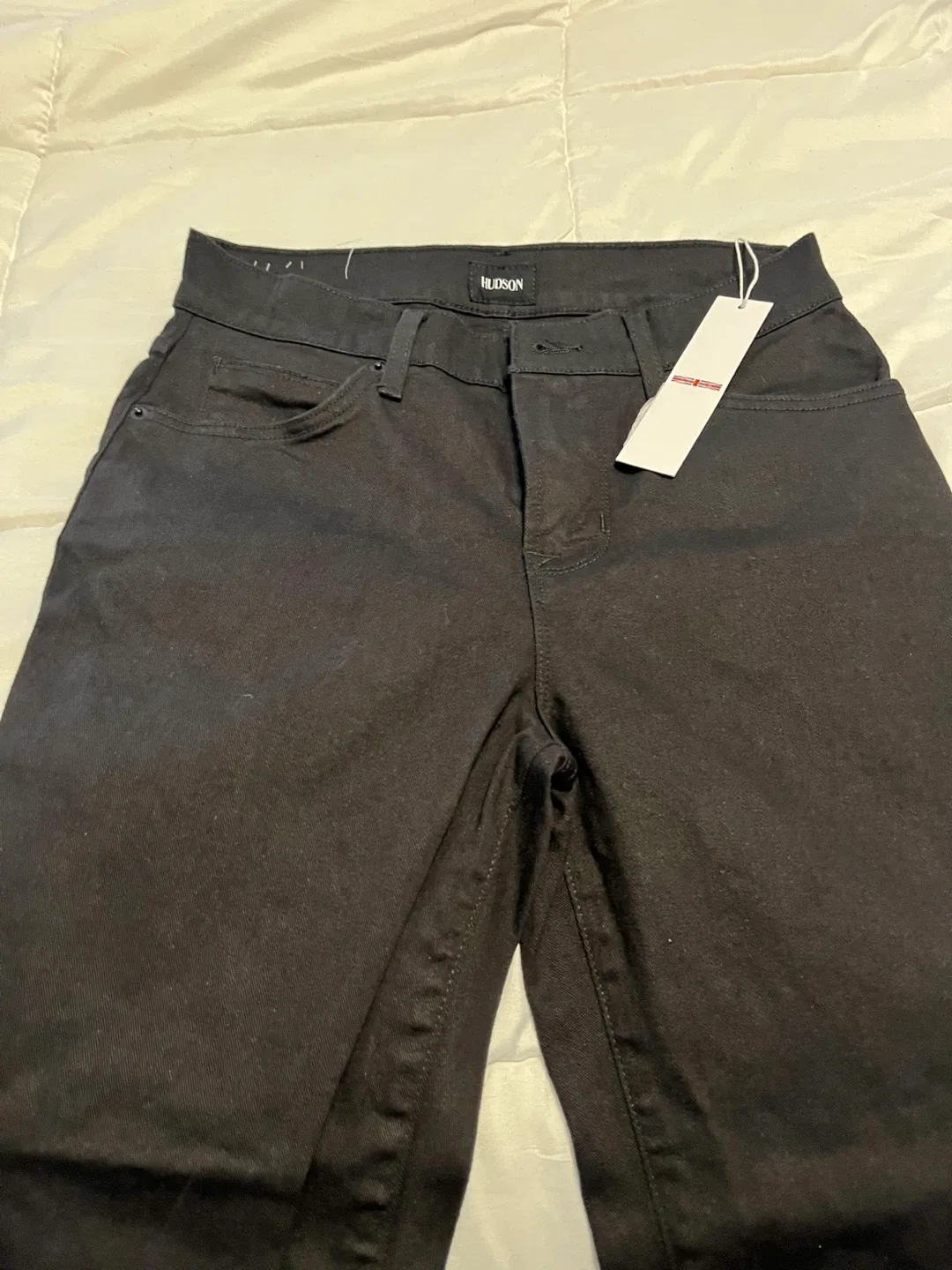 Hudson Nico Mid-Rise Skinny Jeans, Size 30, Black image indicator(2)