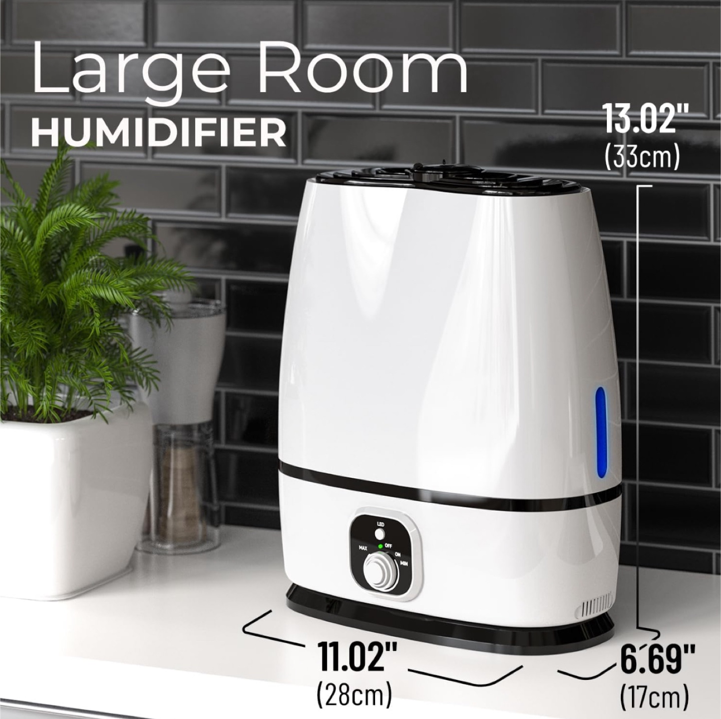Brand New Everlasting Comfort 6L Humidifier, 50-Hour Runtime - photo 3