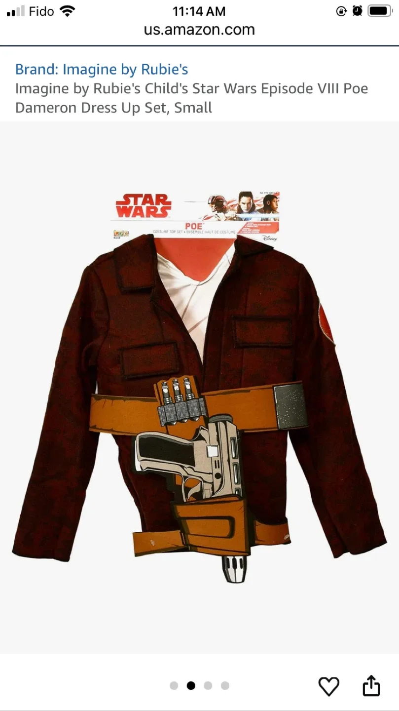 Star Wars Poe Dameron Costume - Child Size Small image indicator(2)