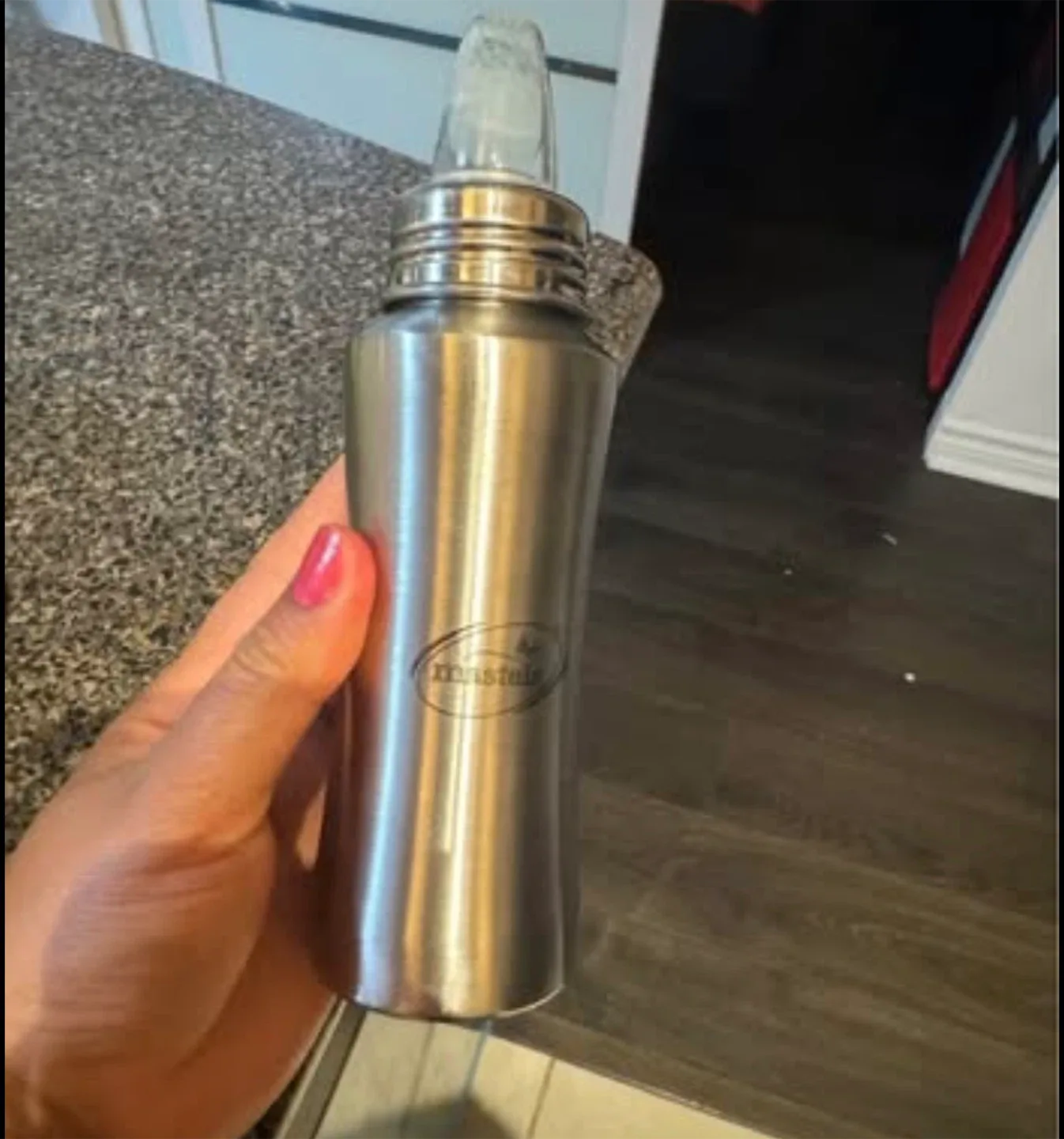 Maanstele Stainless Steel Baby Bottles (Set of 2)