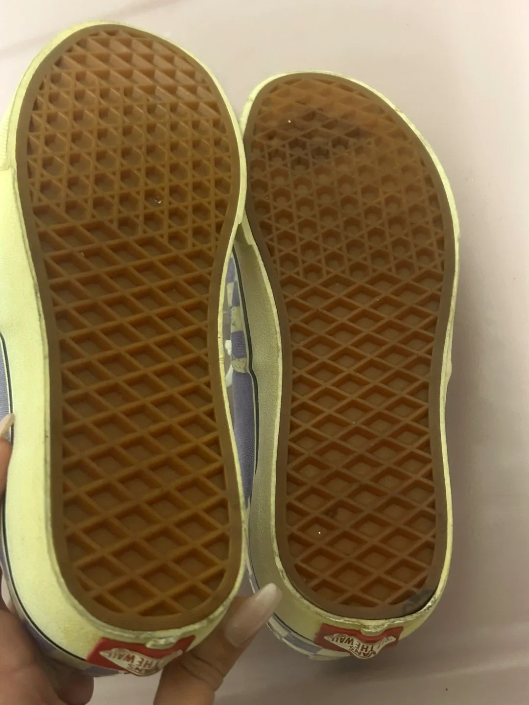 Vans Era Checkerboard Lilac/White - Women's US 5.5 (fits 7-8) image indicator(2)