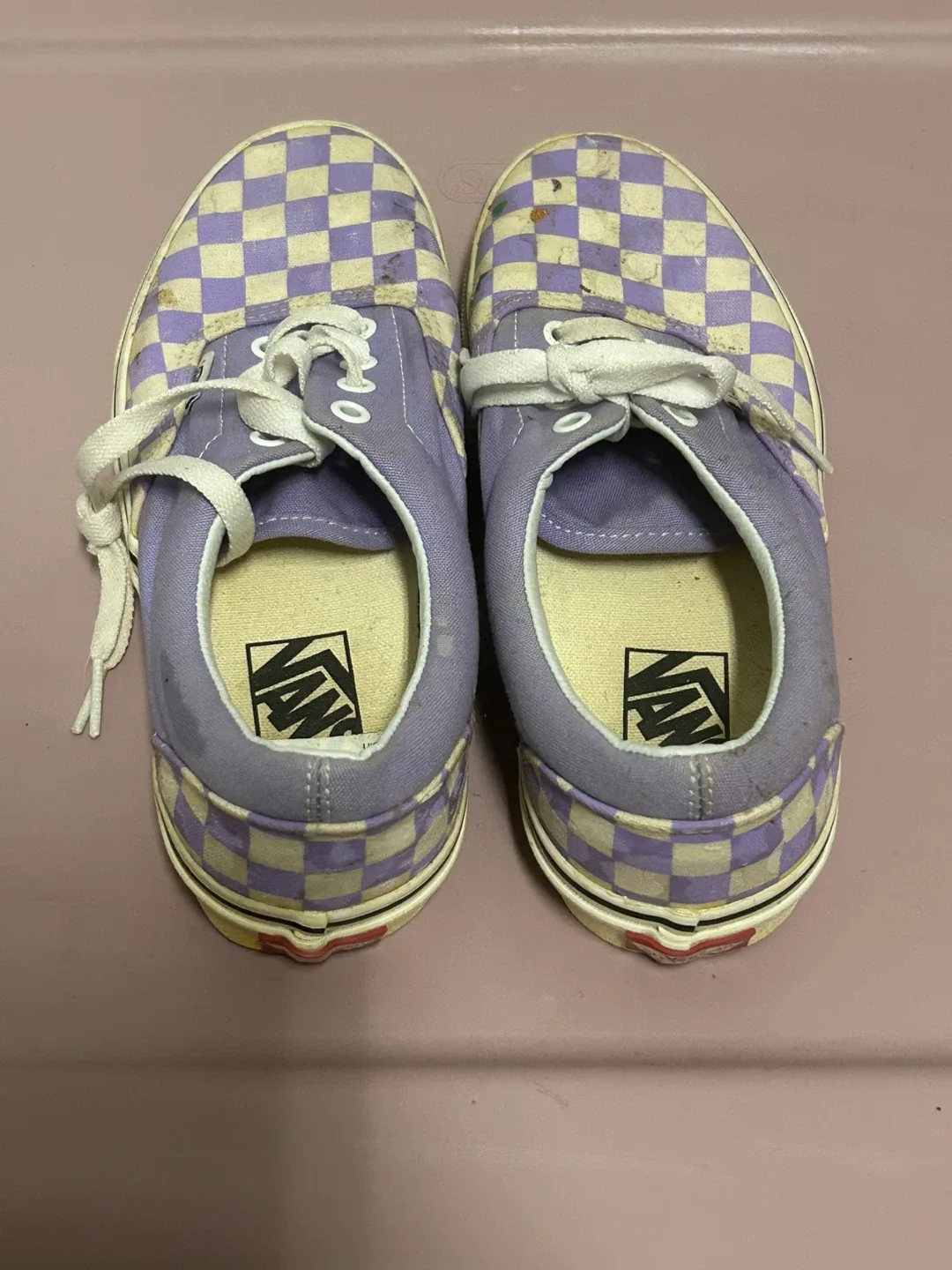 Vans Era Checkerboard Lilac/White - Women's US 5.5 (fits 7-8) image indicator(4)