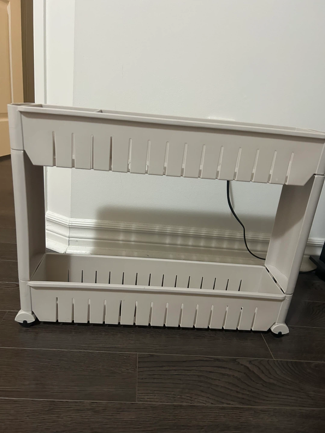 2-Tier Storage Rack Organizer - Beige - photo 2