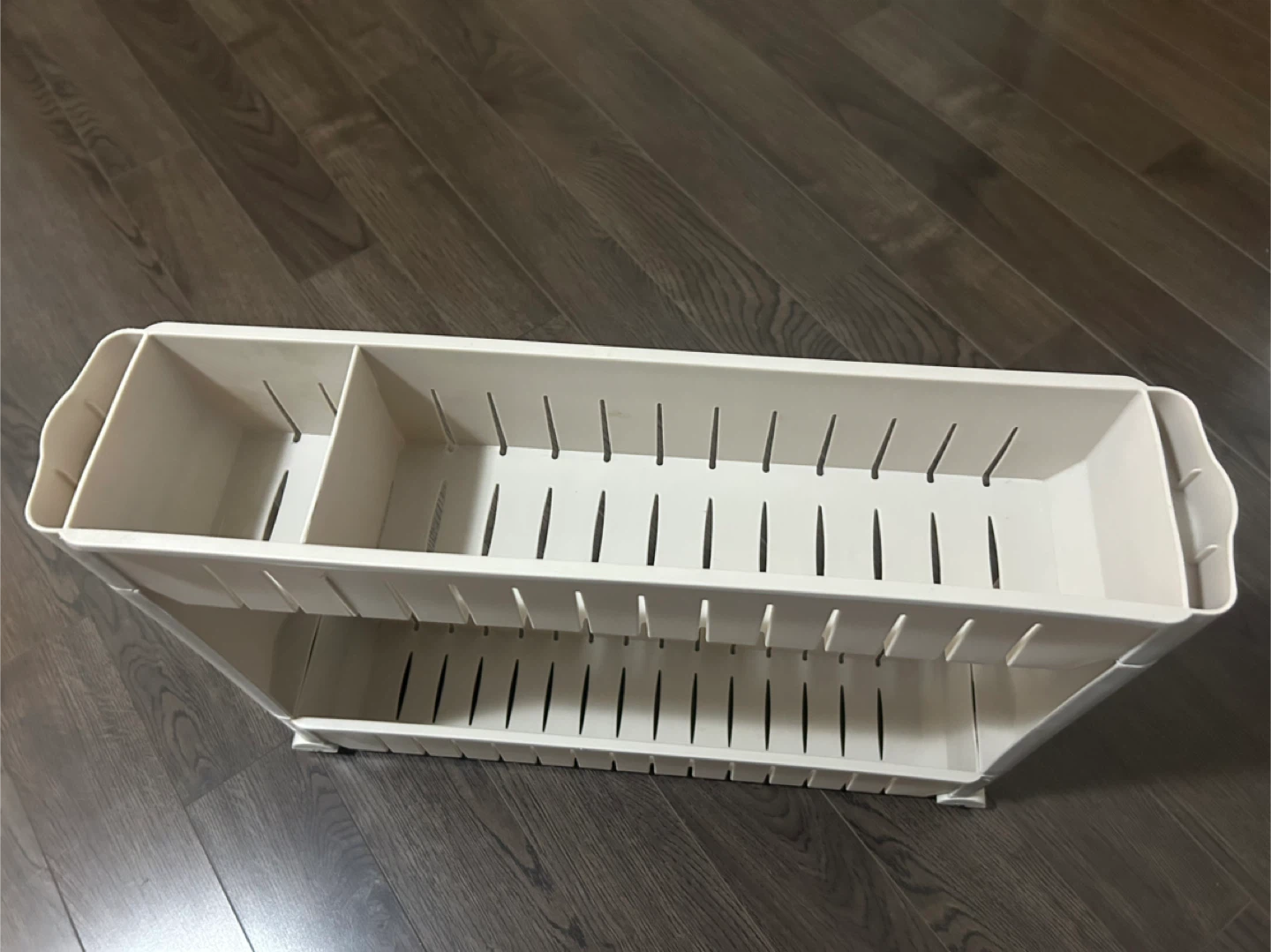 2-Tier Storage Rack Organizer - Beige - photo 3