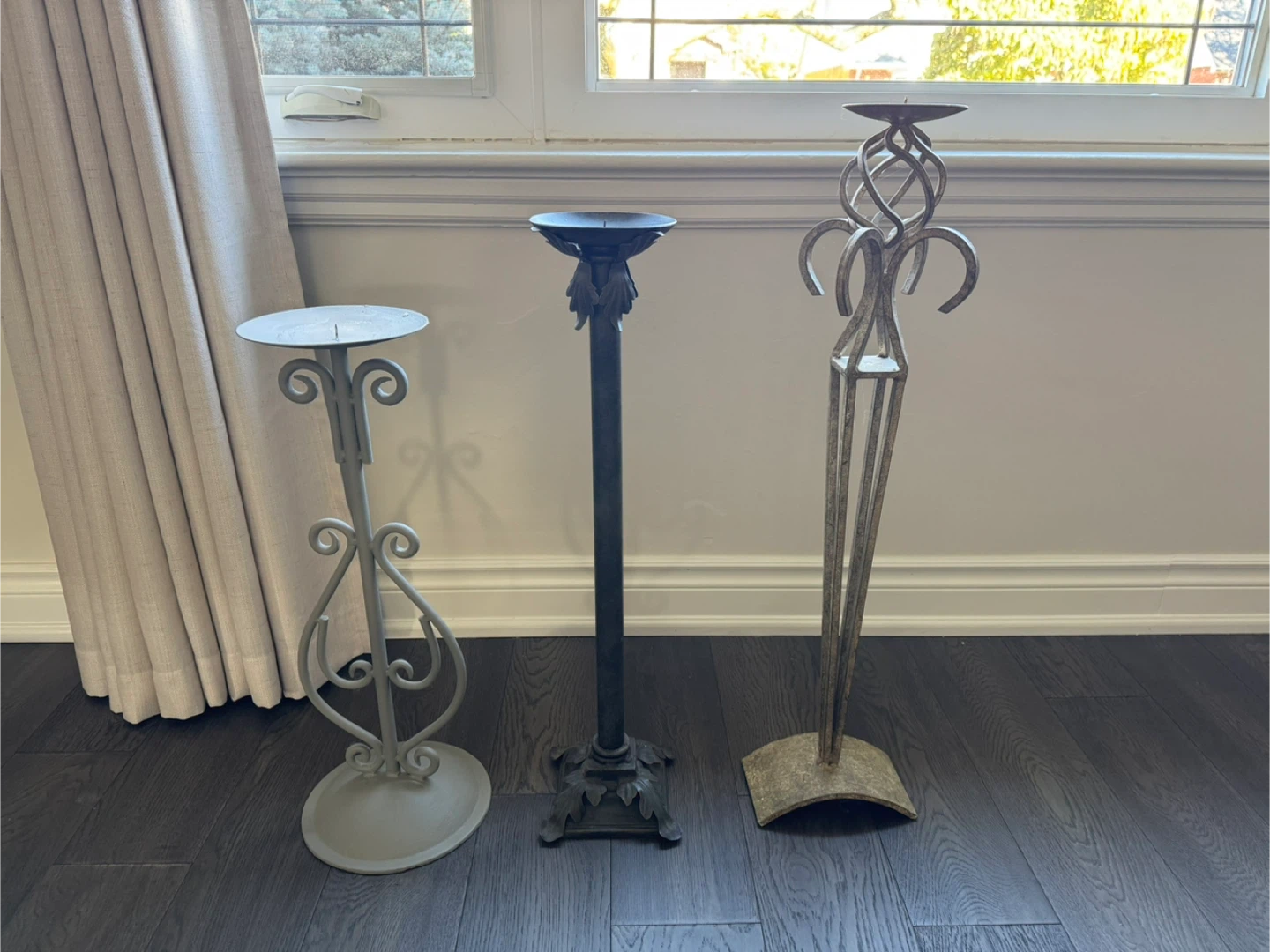 Wrought Iron Candle Holders - photo 2