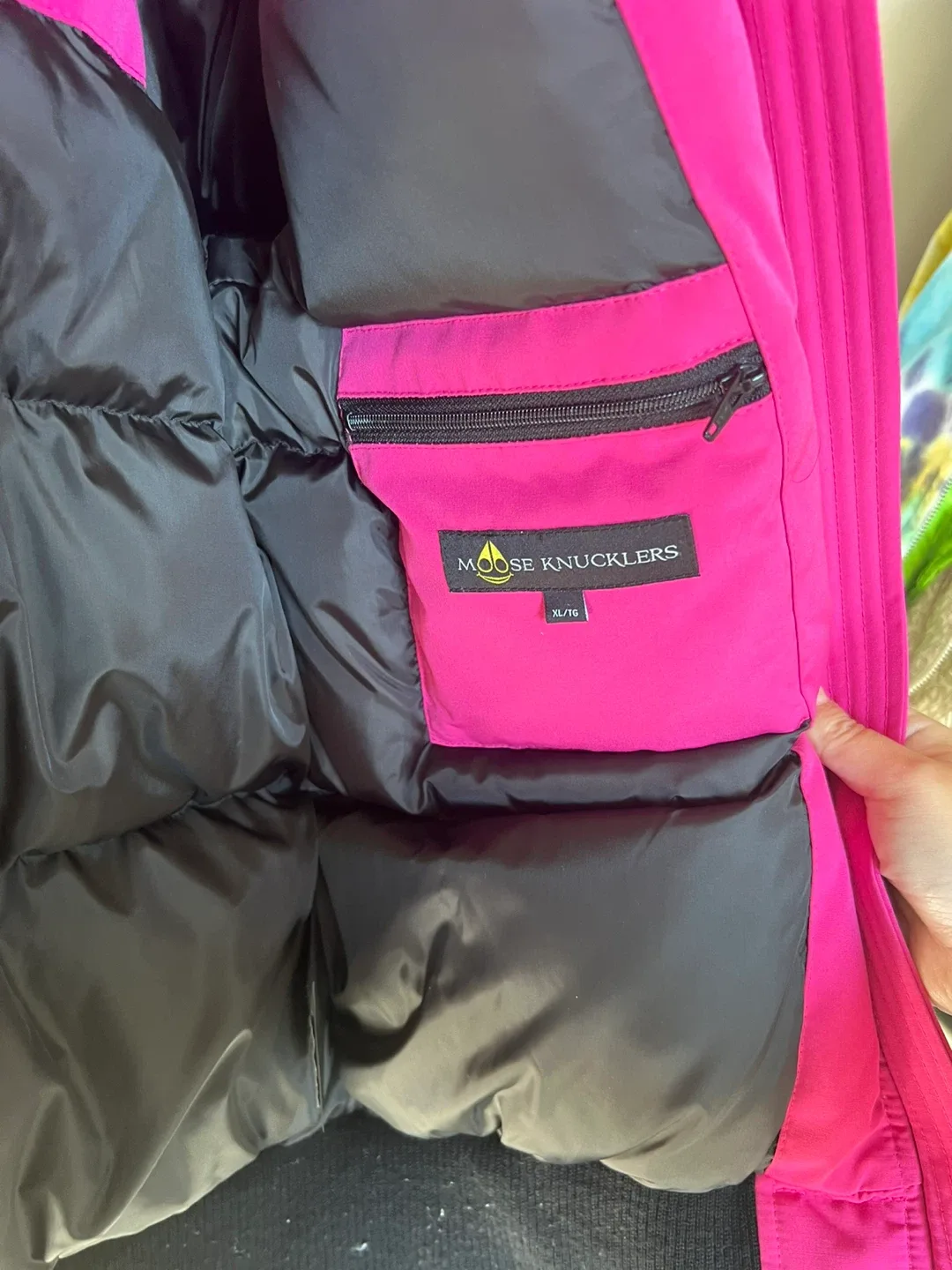 Moose Knuckles Pink Winter Jacket kids XL image indicator(5)