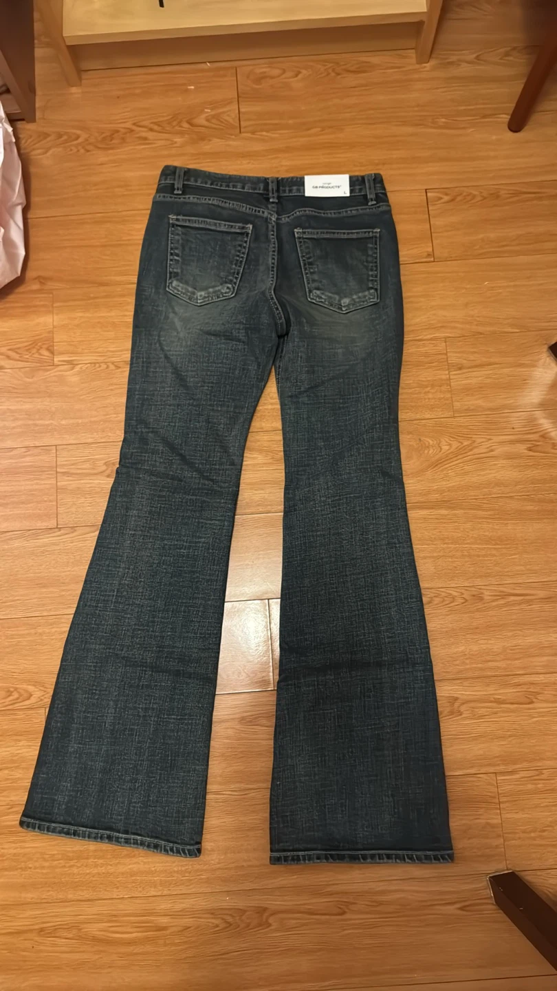 Brand new Korean Low-Rise Flared Jeans, Size S - photo 4