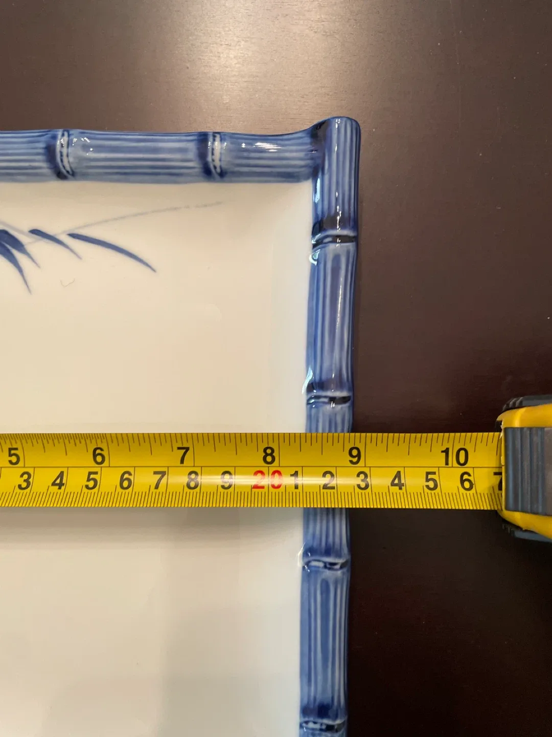 Japan Bamboo Design Square Plate image indicator(4)