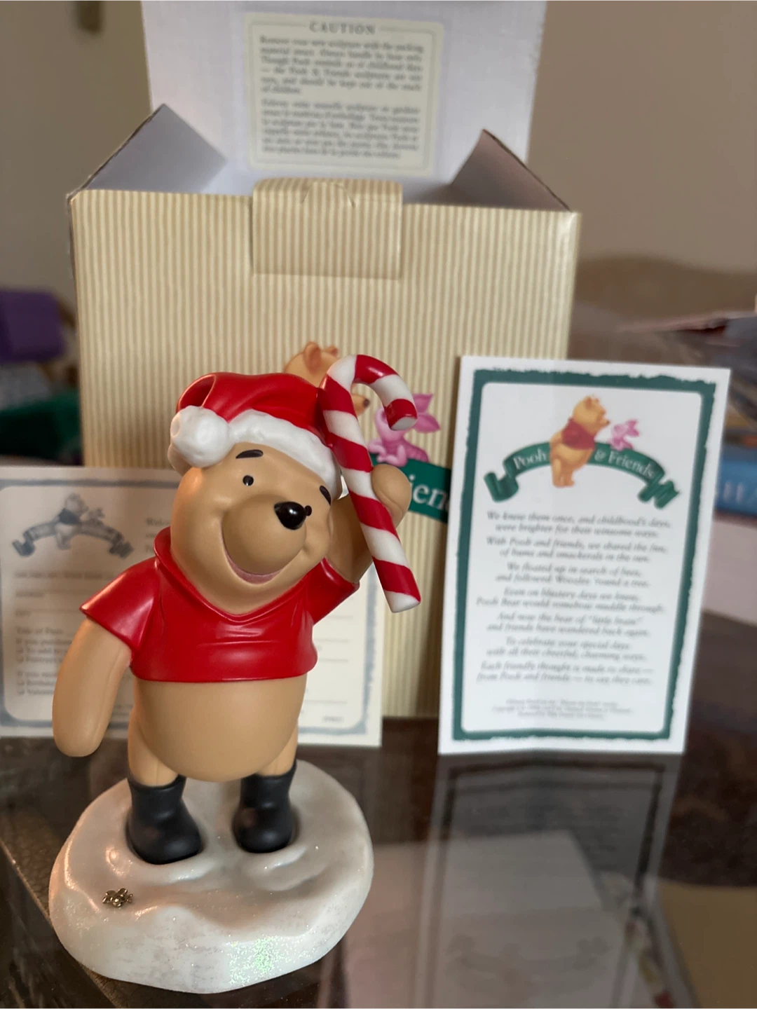 Winnie the Pooh Christmas Figurine