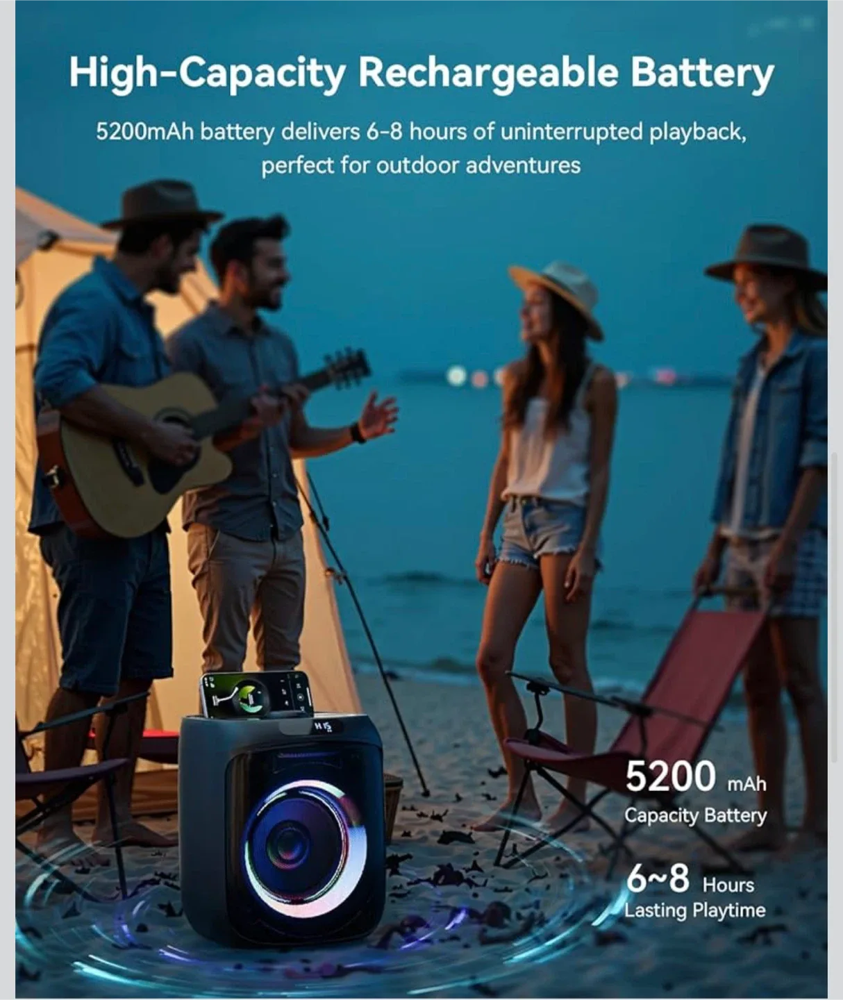 Green Keeper GKS60 Karaoke Machine image indicator(6)