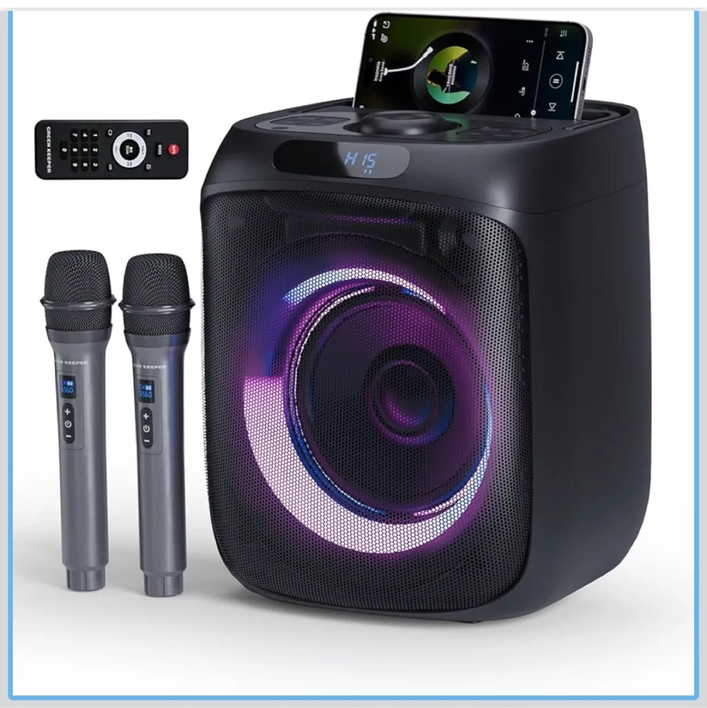 Green Keeper GKS60 Karaoke Machine image indicator(2)