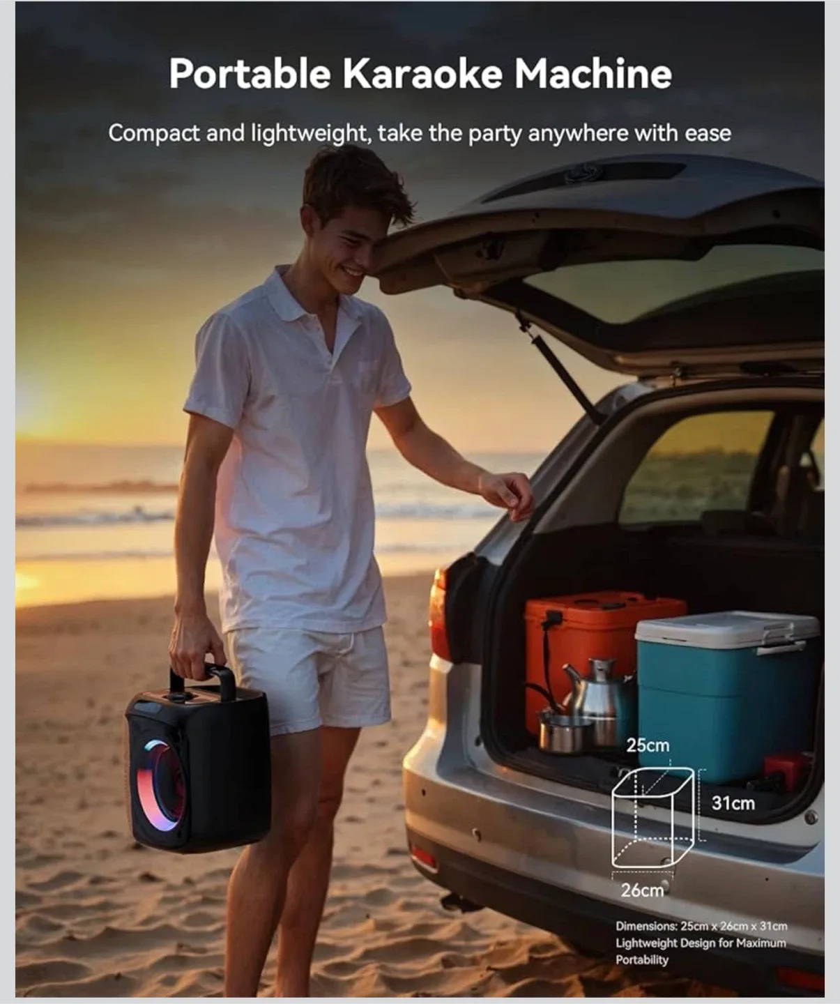 Green Keeper GKS60 Karaoke Machine image indicator(7)