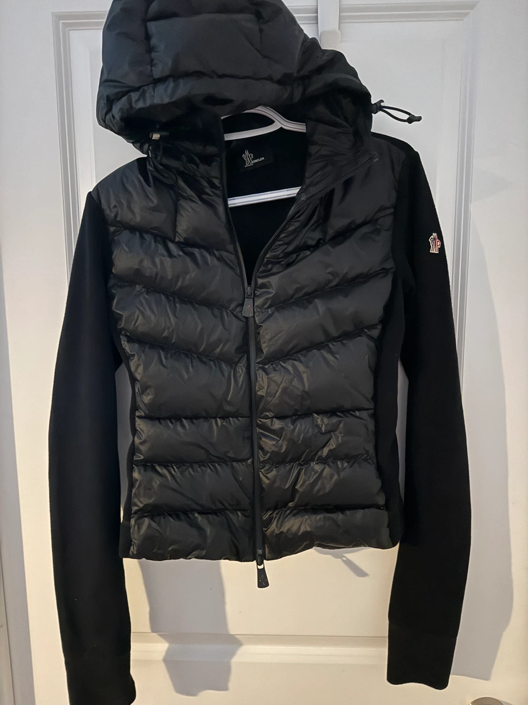 Moncler Grenoble padded fleece zip up jacket  medium