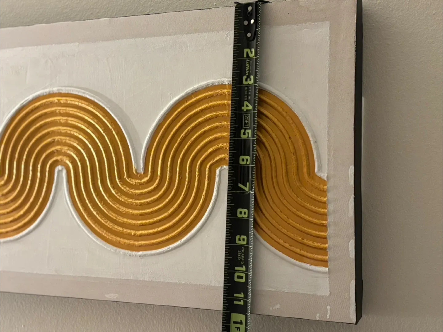 Gold Wave Wall Art textured art image indicator(4)