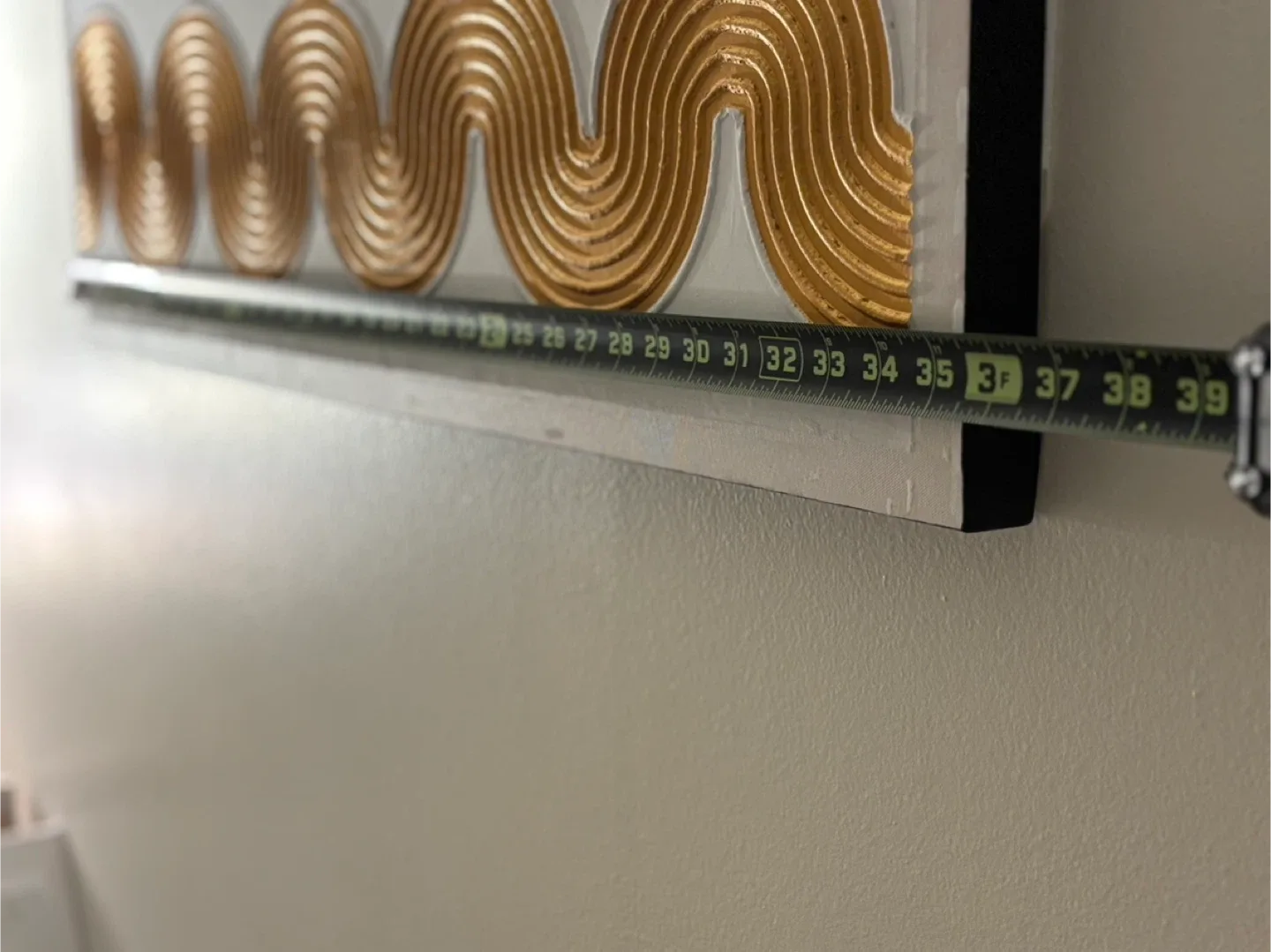 Gold Wave Wall Art textured art image indicator(5)