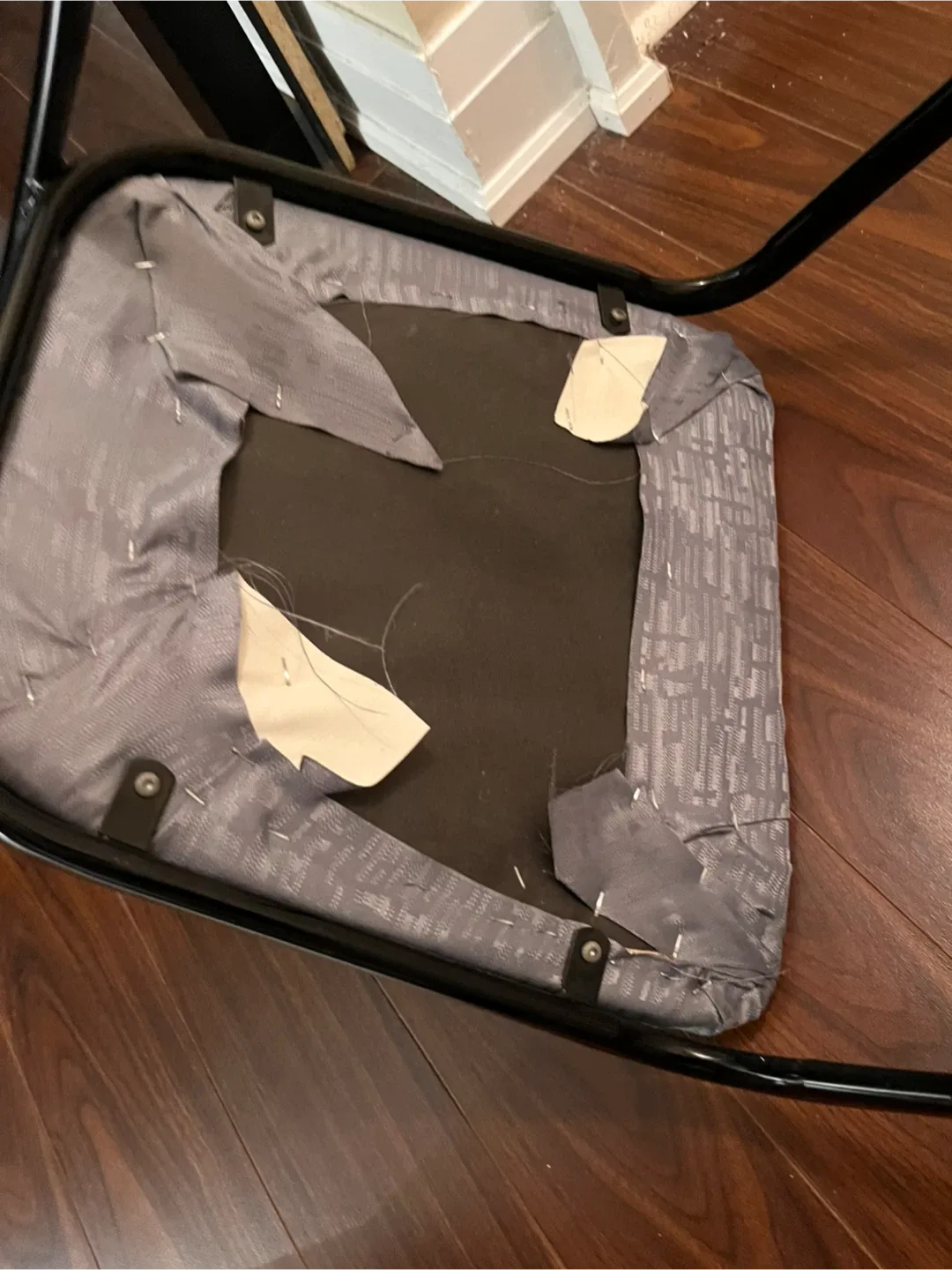 Set of 4 Black Metal Frame Chairs image indicator(4)