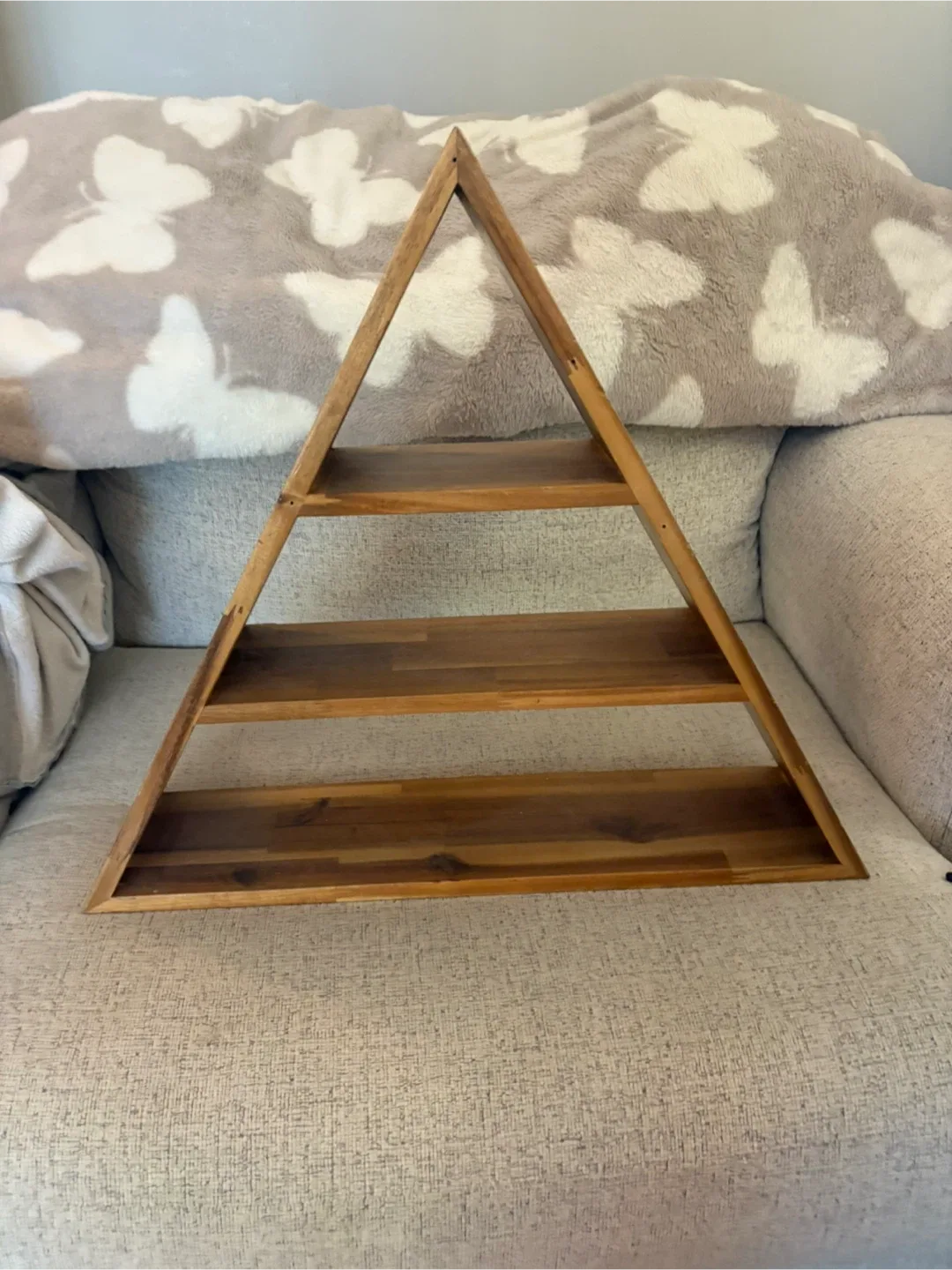 Solid Wood Triangle Shelf thumbnail
