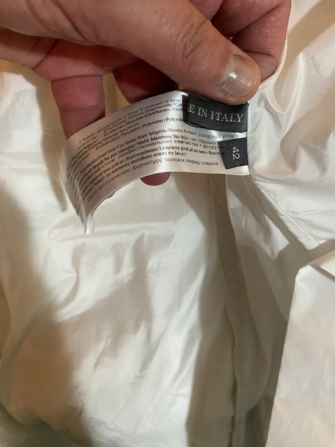 Lorina Antoniazzi White Padded Jacket - Size 42 image indicator(6)