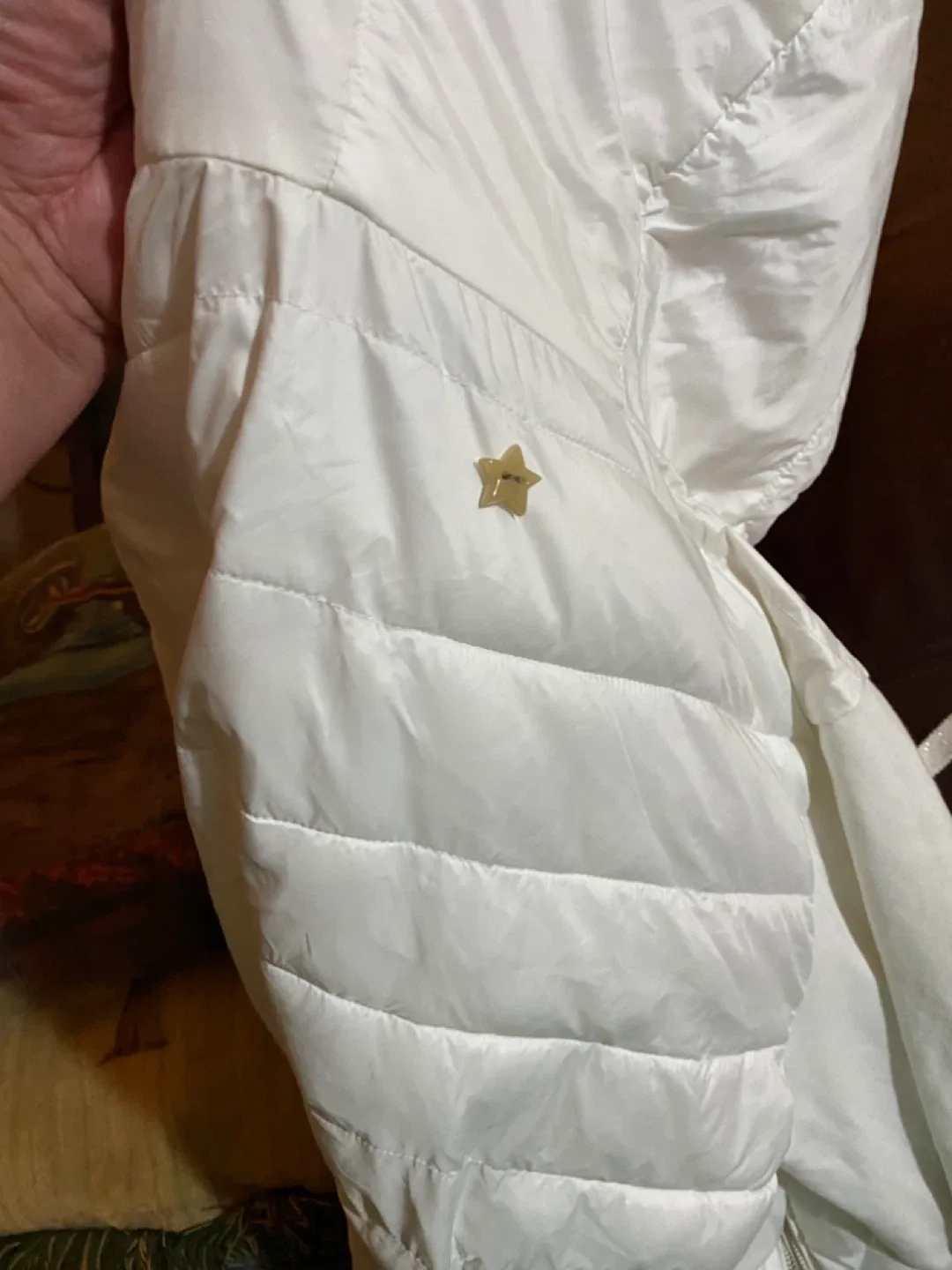 Lorina Antoniazzi White Padded Jacket - Size 42 image indicator(4)