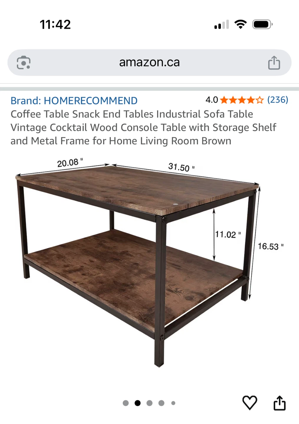 Coffee table - photo 3