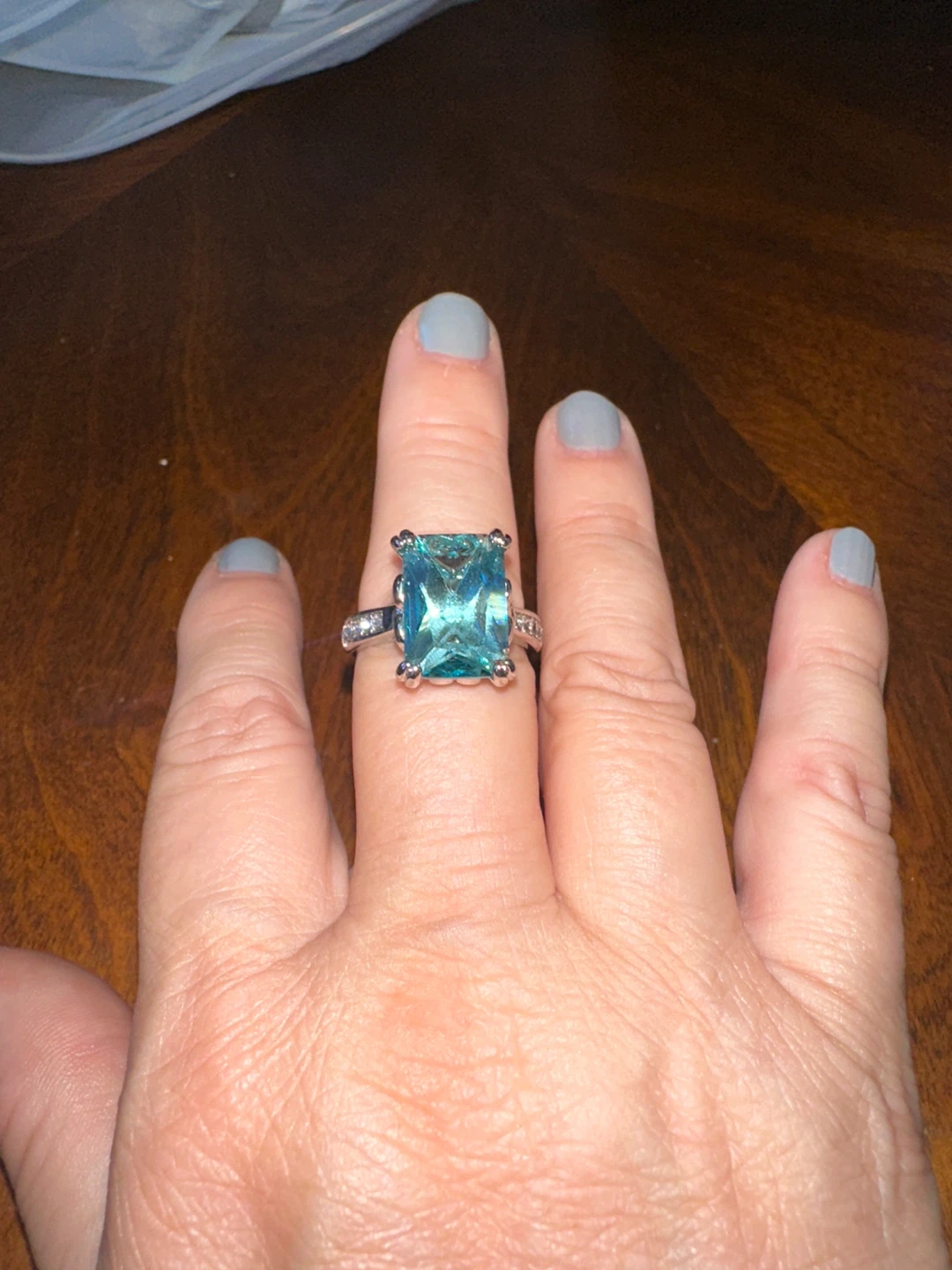Blue Gemstone Ring