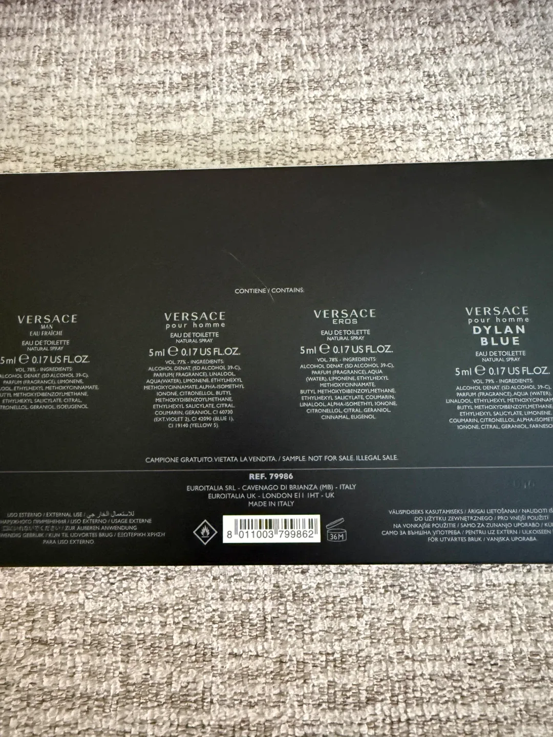 Versace Pour Homme Miniatures Collection image indicator(3)