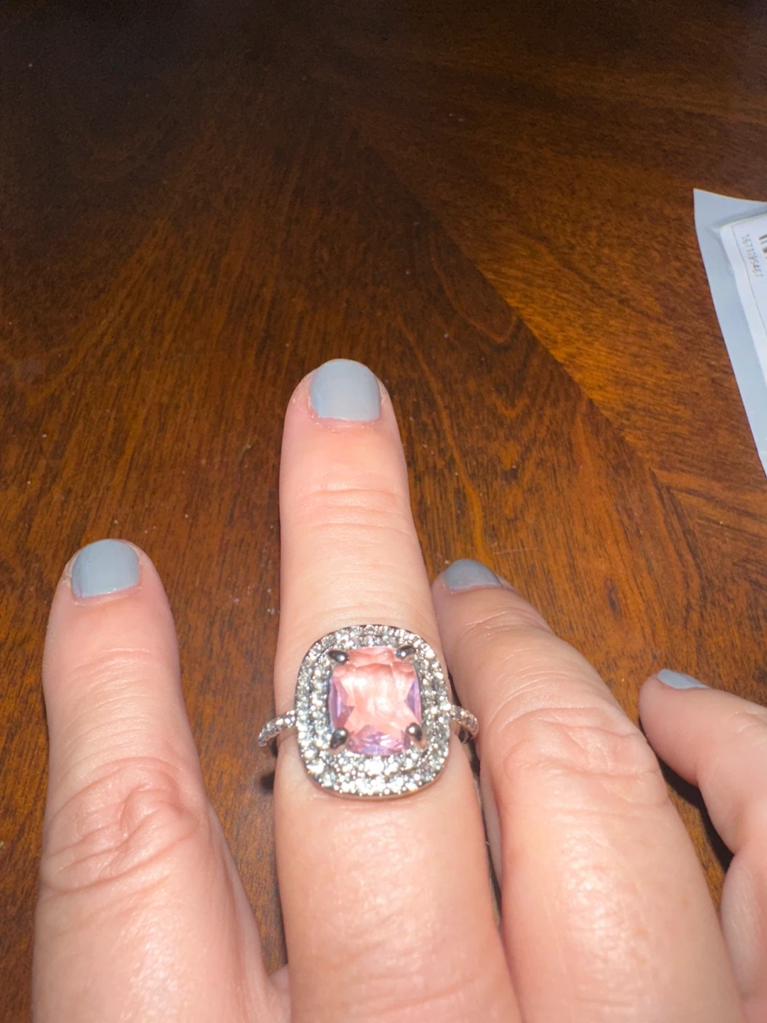 Pink Gemstone Ring