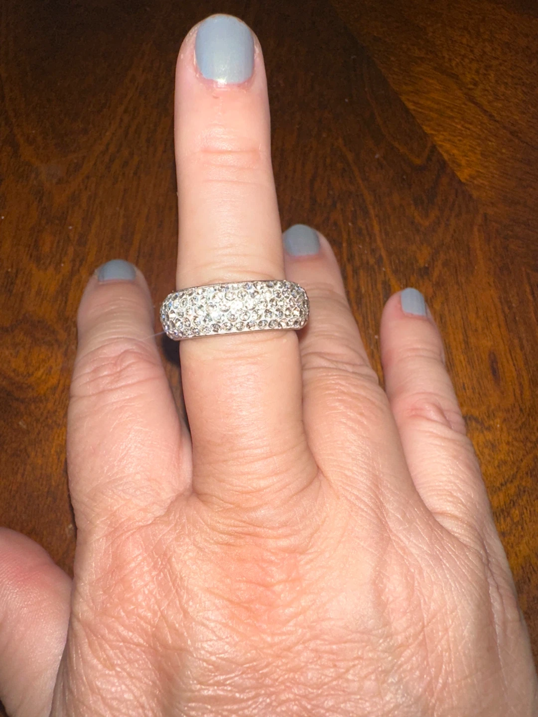Sparkly Silver Ring - photo 2