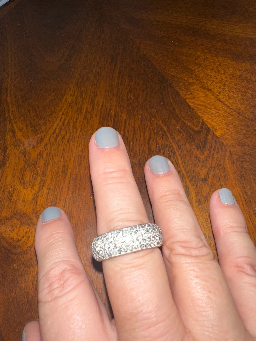 Sparkly Silver Ring