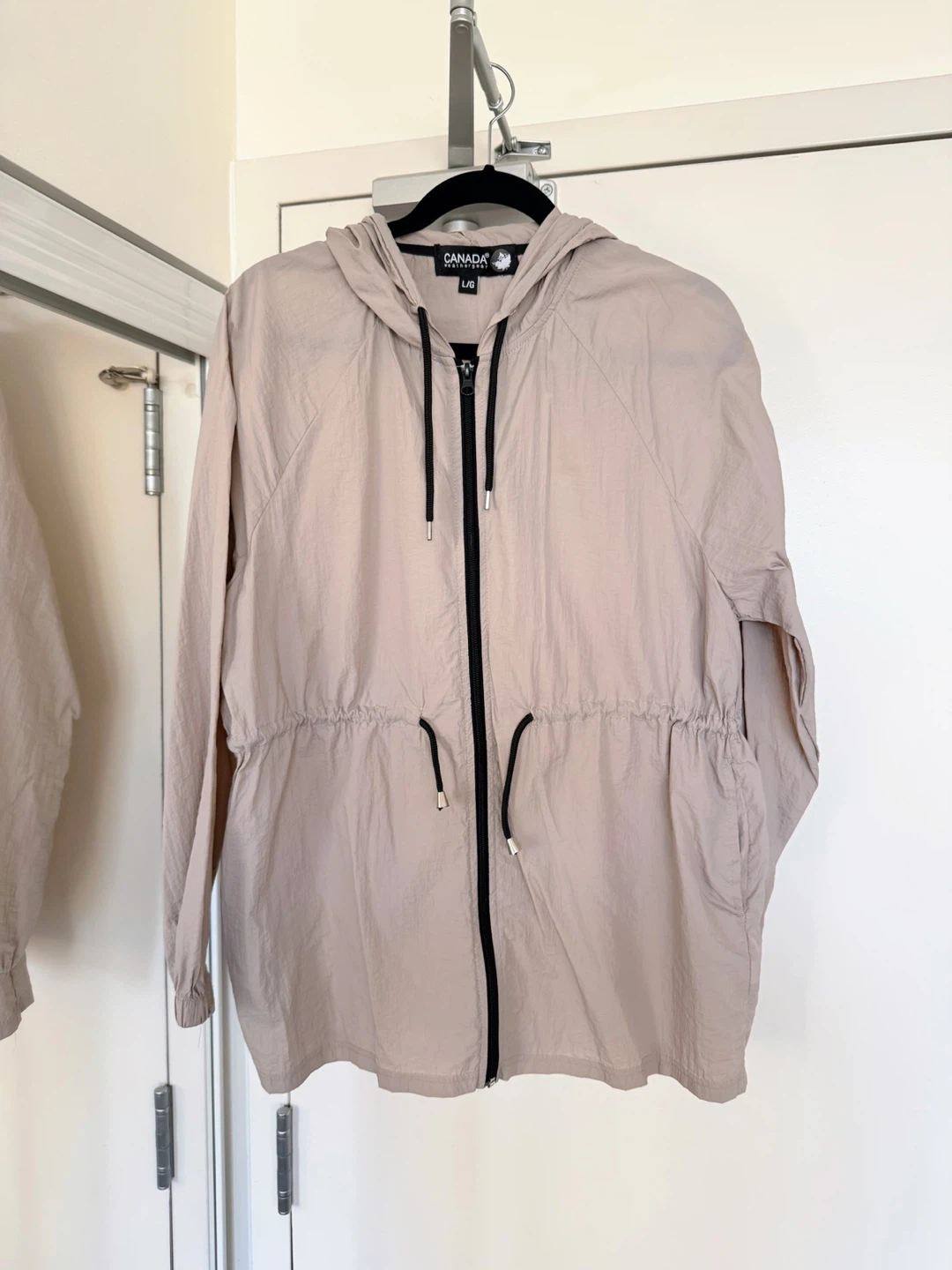 Nylon Beige Jacket - Size L