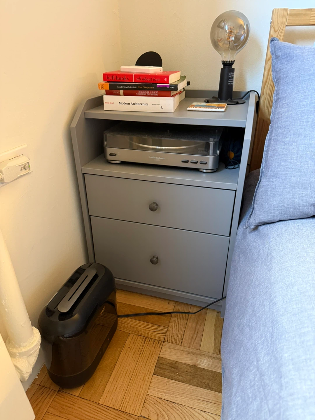 Grey Nightstand