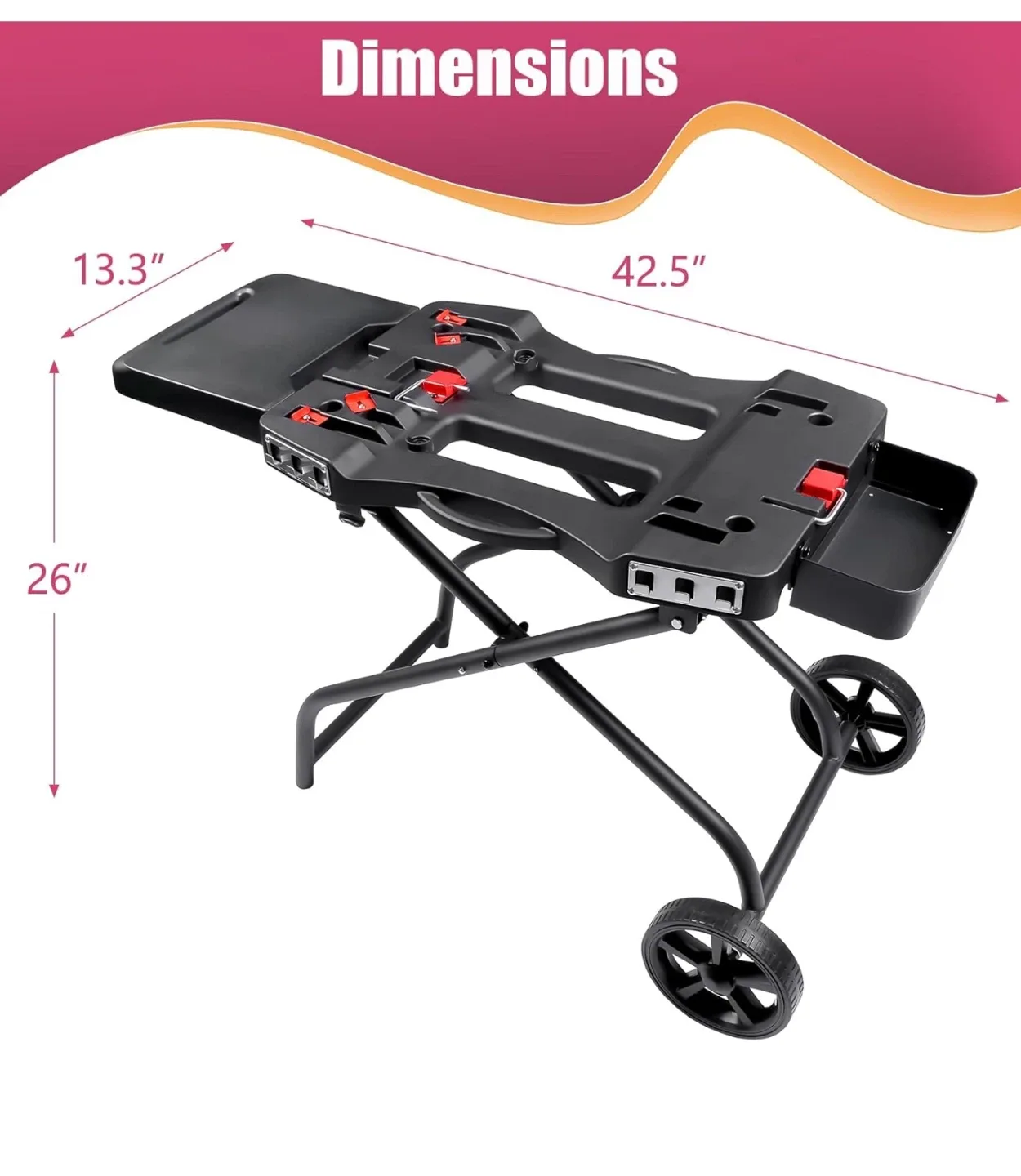 Searcook Portable Grill Cart - Brand new image indicator(3)