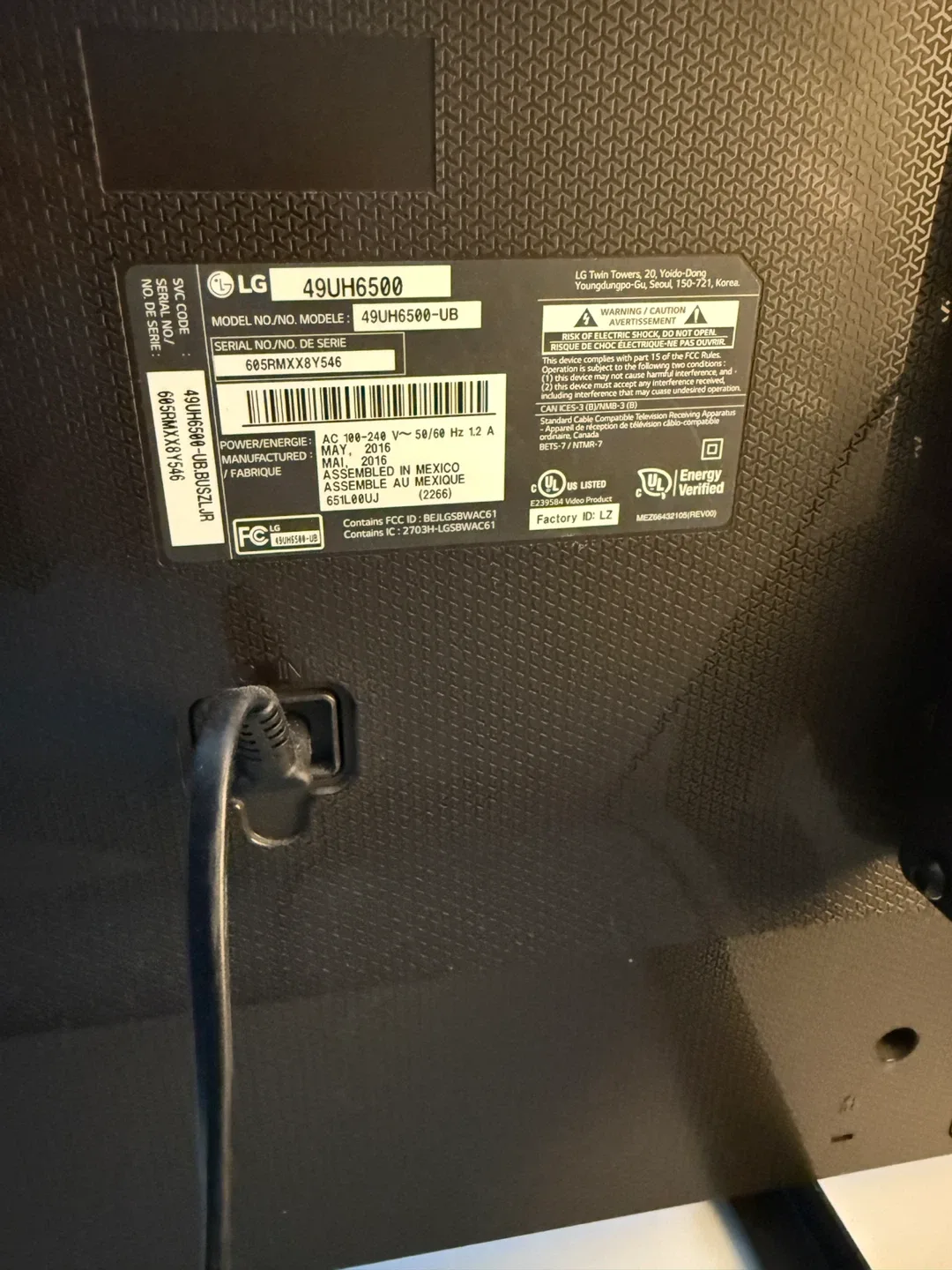 LG 49UH6500 49" 4K UHD Smart TV image indicator(5)