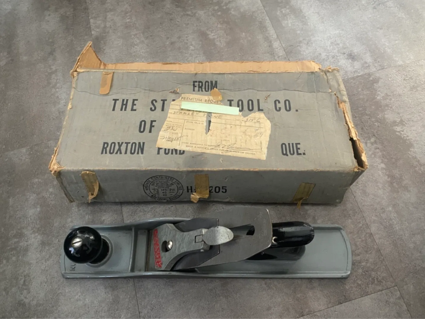 1960’s Stanley Handyman Plane with original Box image indicator(8)