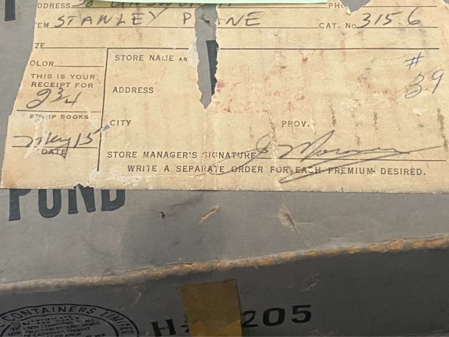 1960’s Stanley Handyman Plane with original Box image indicator(9)