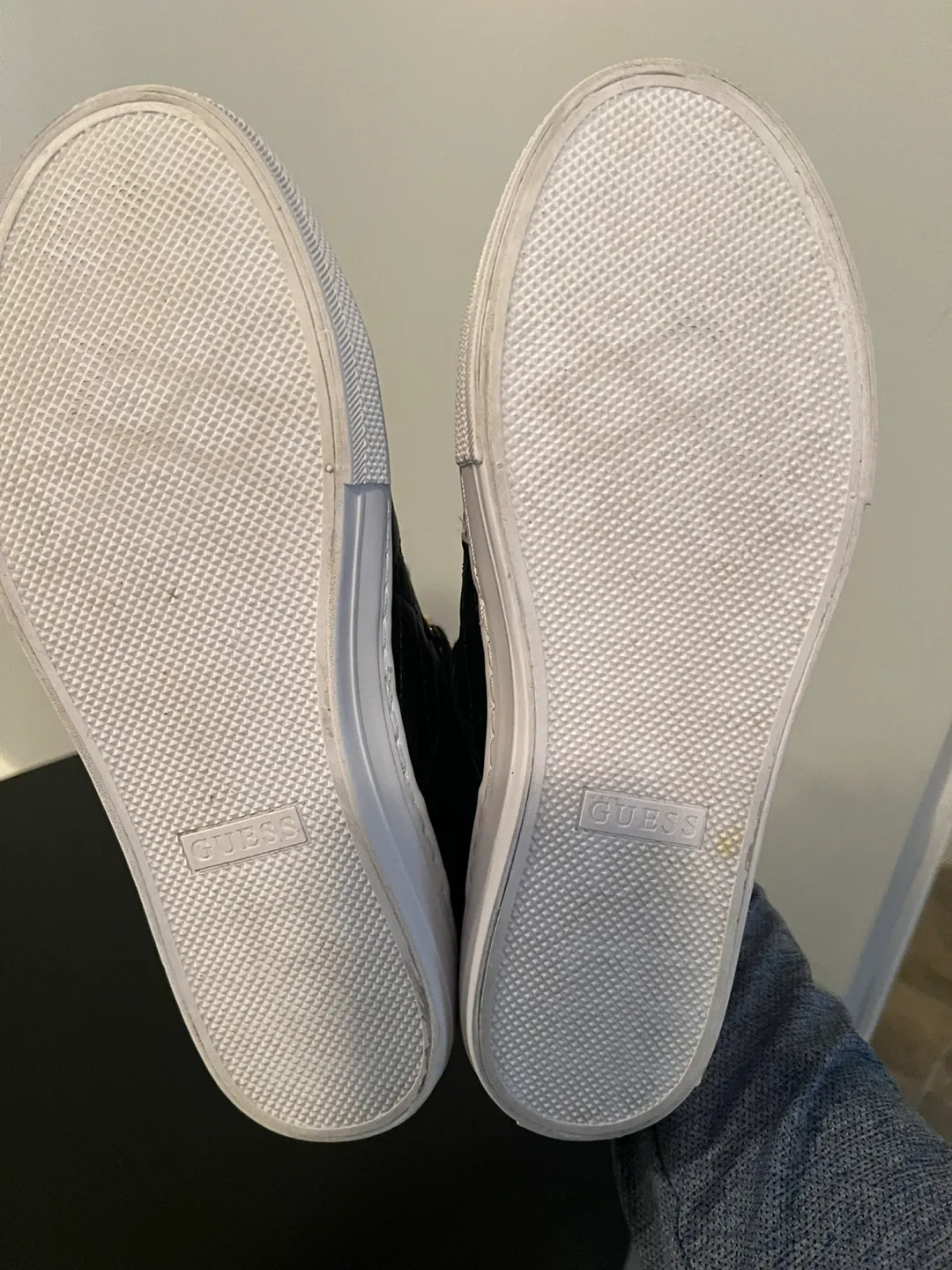 Guess Black Quilted Sneakers - Size 10 image indicator(4)