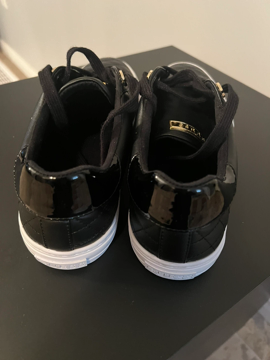 Guess Black Quilted Sneakers - Size 10 - photo 3