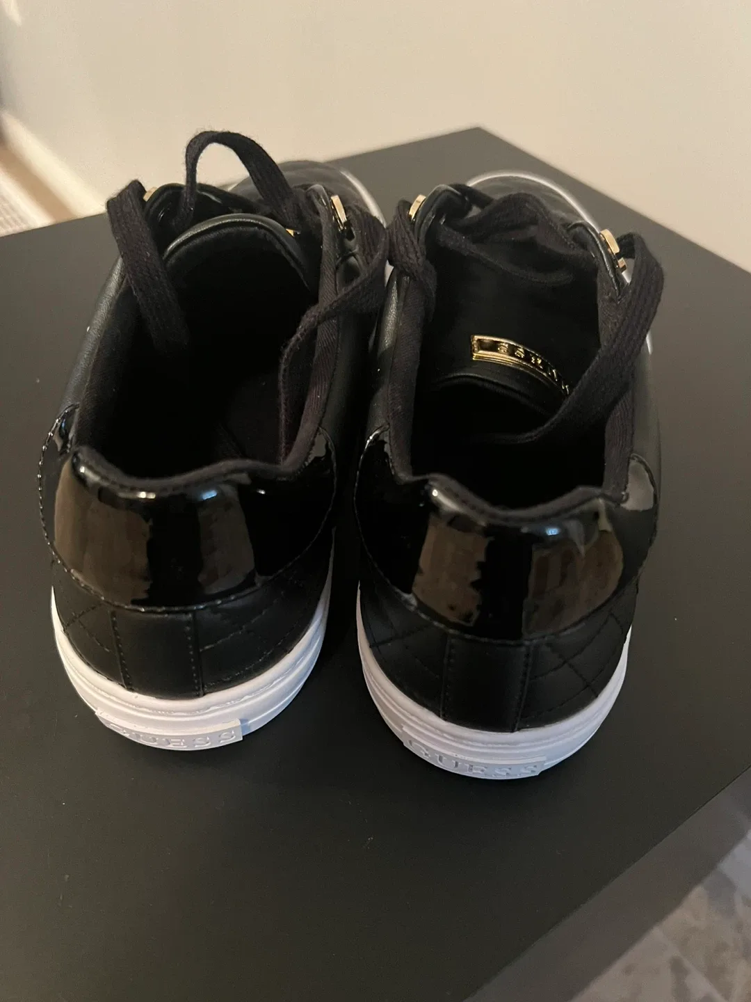 Guess Black Quilted Sneakers - Size 10 image indicator(3)