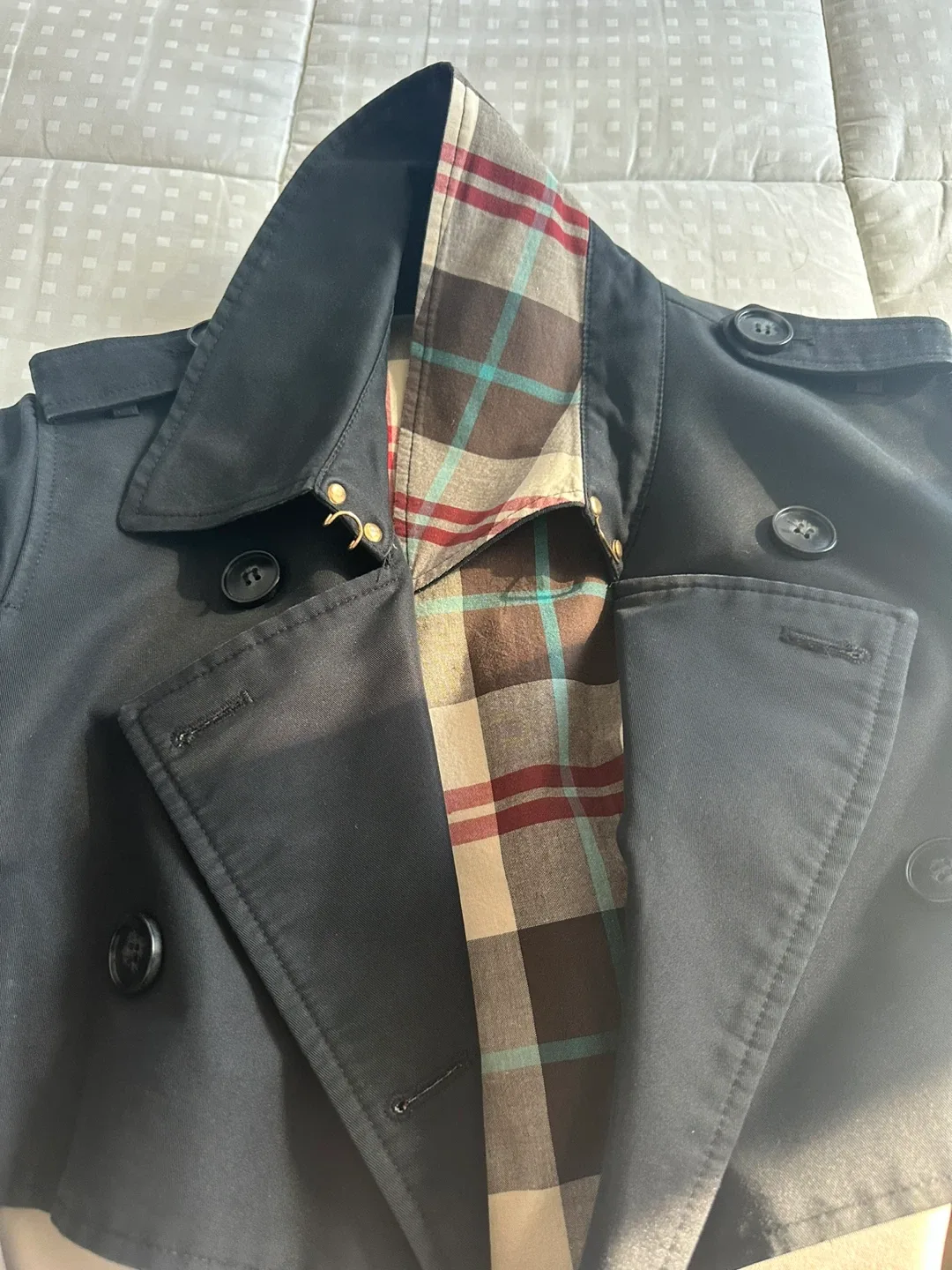 Stylish Trench Coat Size M image indicator(3)