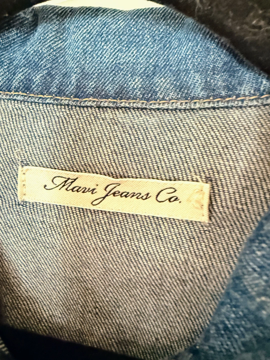 Mavi Jeans Denim Jacket with Pearl Embellishments - photo 3