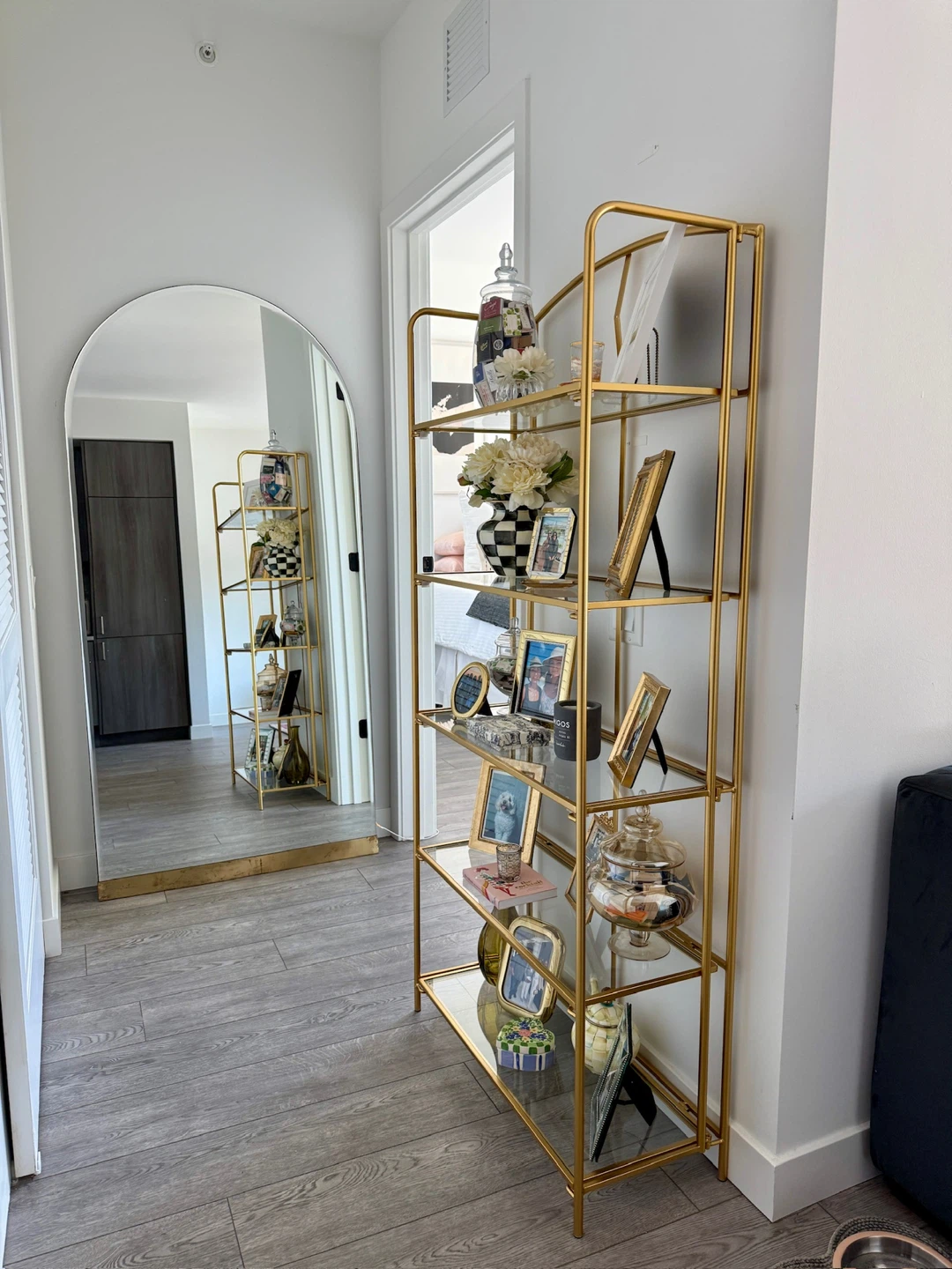 CB2 Gloss Arch Floor Mirror - like NEW! Retails for $500 - photo 3