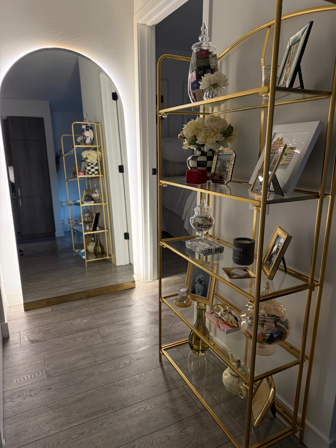 CB2 Gloss Arch Floor Mirror - like NEW! Retails for $500 - photo 2