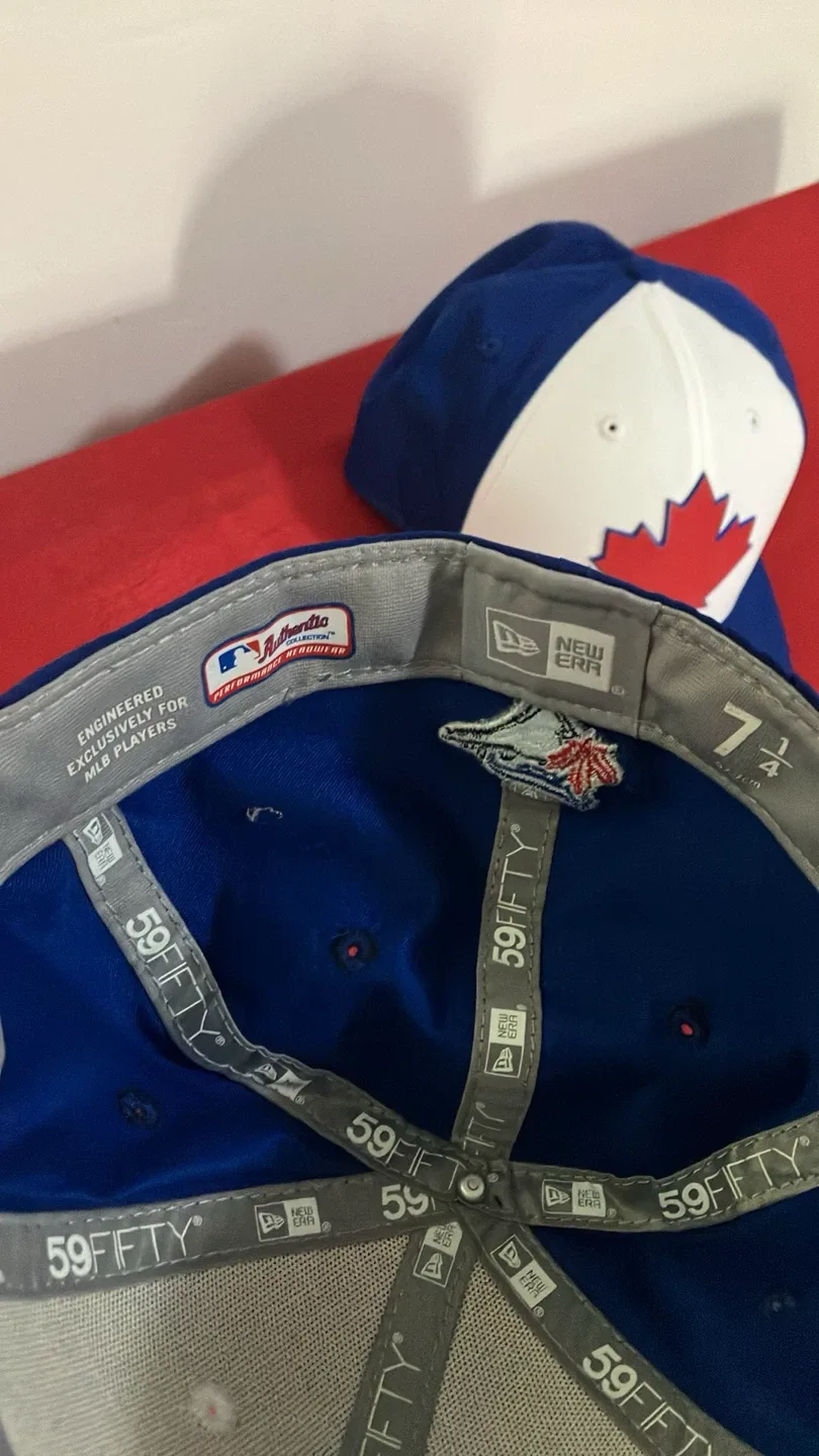 Toronto Blue Jays (2 Matching Hats) $35 EACH- Size 7 1/4 image indicator(3)