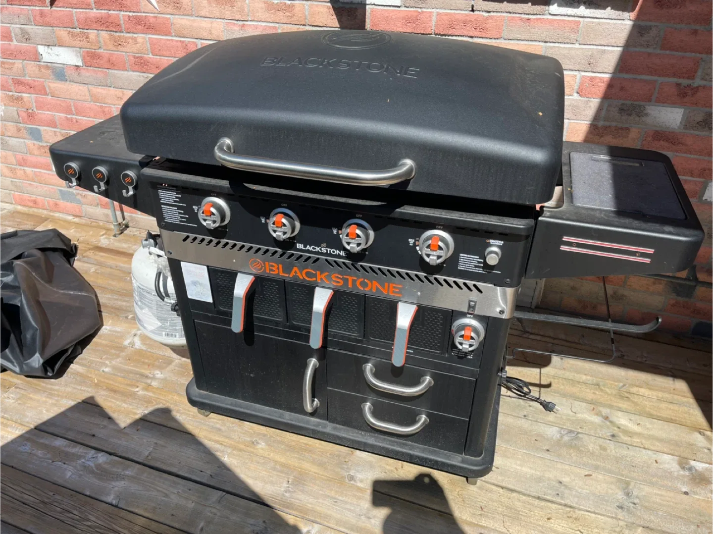 Blackstone griddle with air fryer