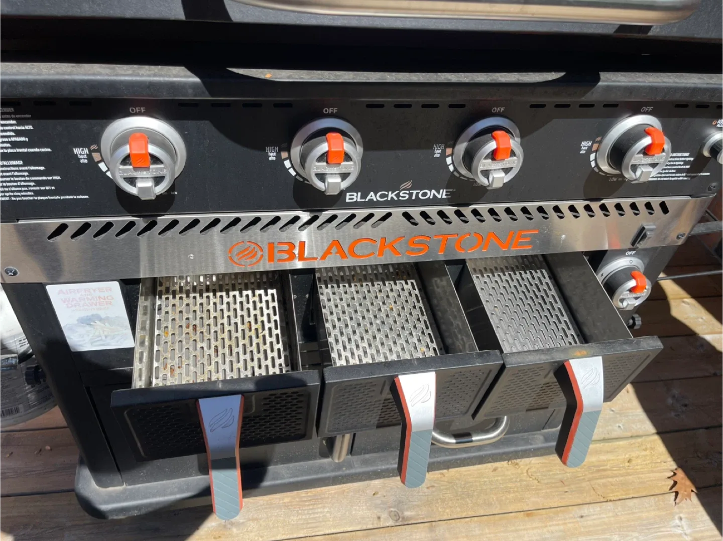 Blackstone griddle with air fryer image indicator(2)