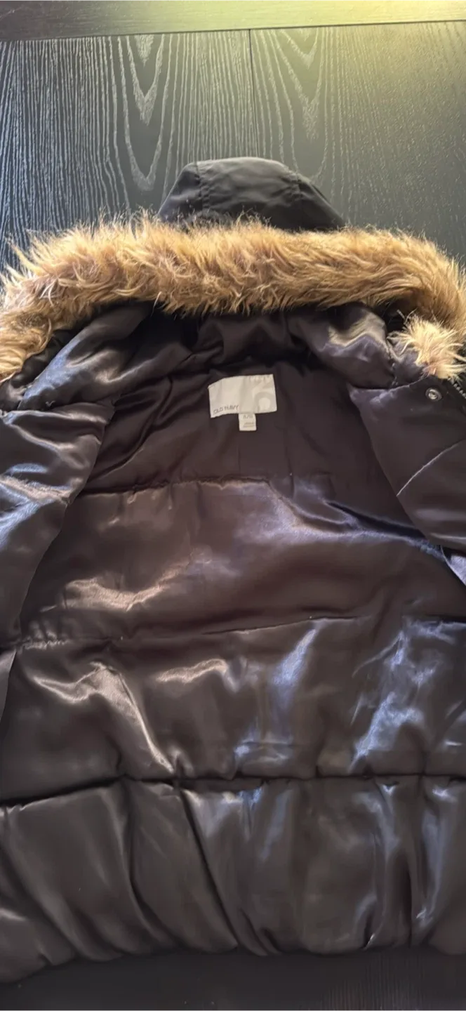 Danier Black Fur Hooded Jacket Size XS image indicator(5)