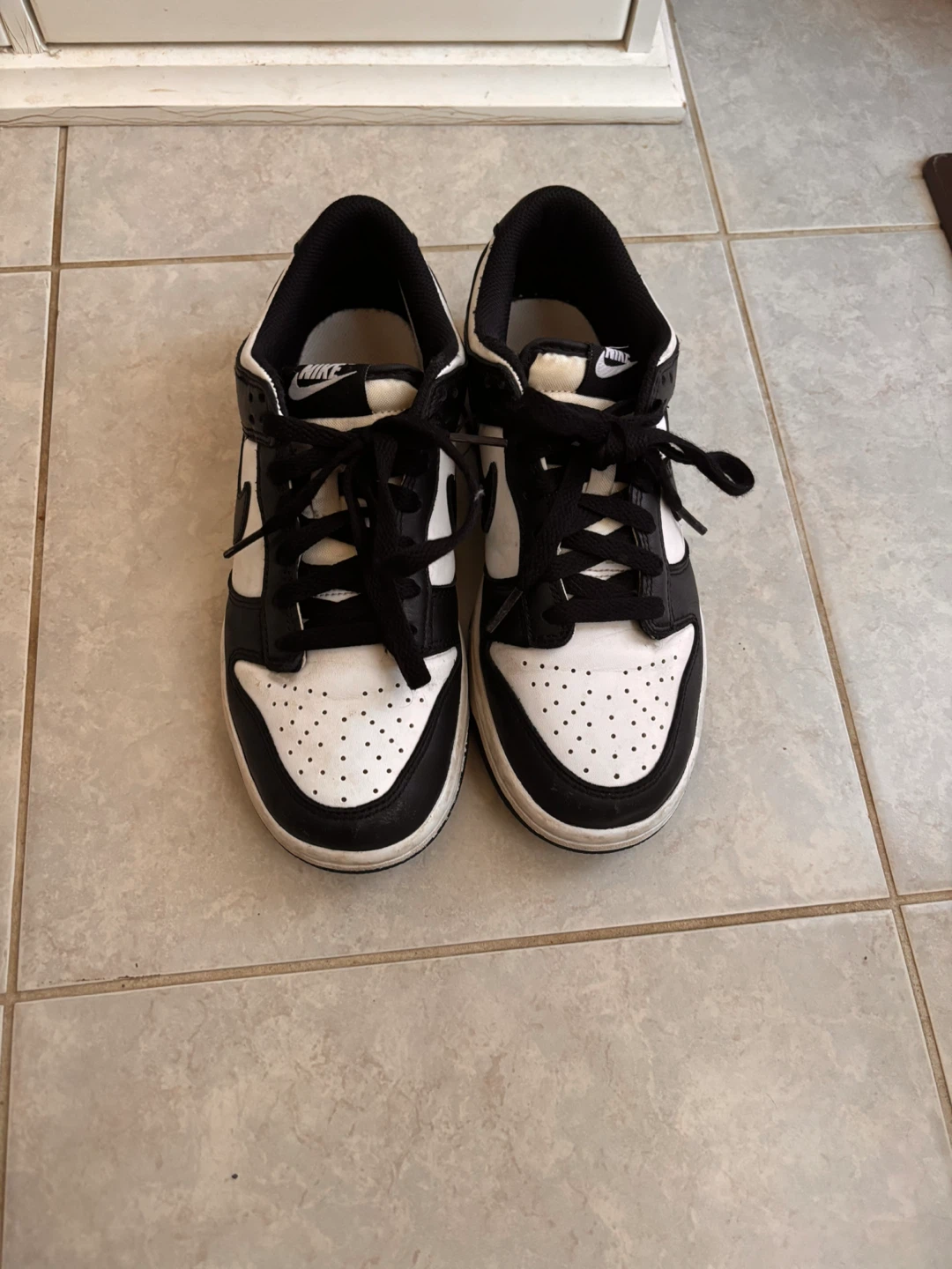 Nike Dunk Low Black/White Shoes size 5.5